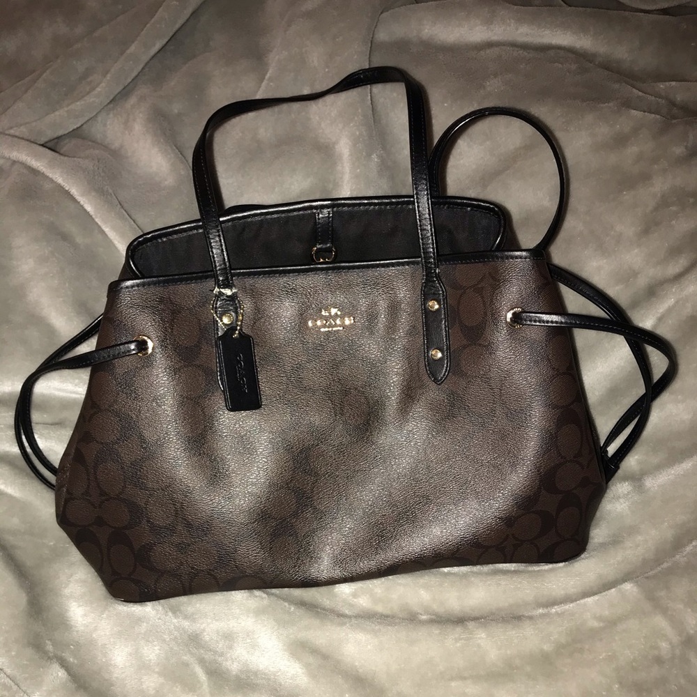 Coach signature logo purse